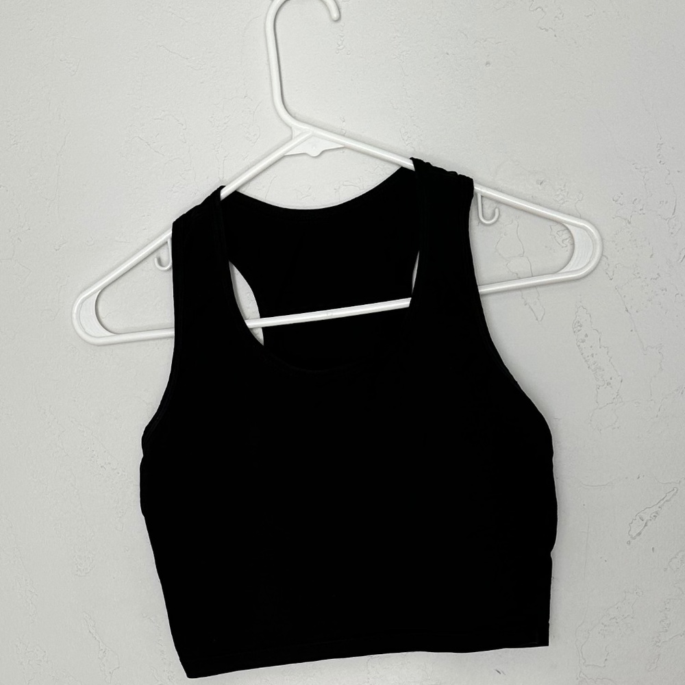 NVGTN Black Cropped Tank